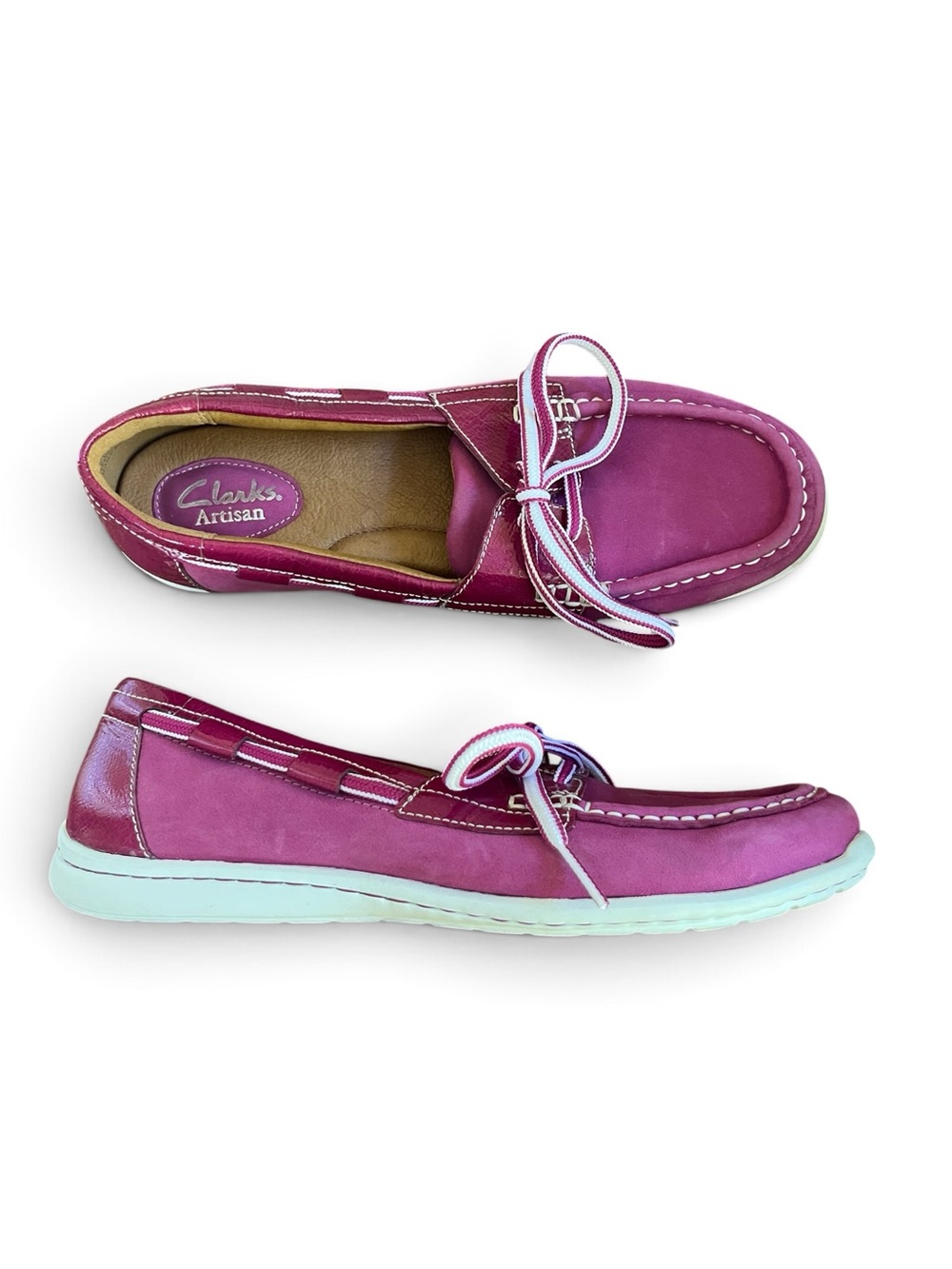 Women’s Clarks Artisan Pink Boat Shoes